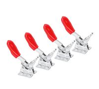 Yechiry Morsetto a Levetta da 4 Pezzi Dispositivo di Compressione per Carichi Pesanti per Utensili per la Lavorazione del Legno Ferro Zincato Resistente Alla Ruggine