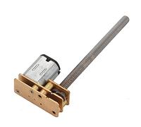 Yechiry Motoriduttore Elettrico Scatola Ingranaggi Resistente All'Usura a Basso Rumore per Ascensori e Bracci Meccanici, Rosso per Ragazzi 1024GA20 DC 6V/12V Filettatura Flip N20 Motoriduttore M4 X