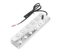 Yechiry Nebulizzatore Ad Ultrasuoni a 12 Teste, Creatore di Nebbia per Stagno, Nebulizzatore Dotato di Galleggiante, Ideale per Serra, Giardino Roccioso, Decorazione di Halloween, Paesaggio,