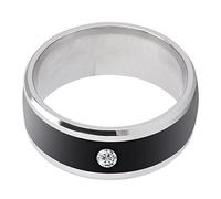 Yechiry NFC Smart Ring Dispositivo Indossabile Magico Multifunzione Dal Design Accattivante per il Blocco della Privacy Personale e la Condivisione dei Dati Universale (taglia13)