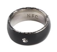 Yechiry NFC Smart Ring Dispositivo Indossabile Magico Multifunzione Dal Design Accattivante per il Blocco della Privacy Personale e la Condivisione dei Dati Universale (taglia7)