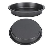 Yechiry Non Stick Pizza Pan, Thickened Carbon Steel Design (2 PCS)