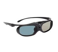 Yechiry Occhiali 3D Ad Alta Trasmittanza, Angolo Ampio 178° (BLACK) | Batteria ricaricabile, supporto HD 1080P, per proiettori DLP, design leggero