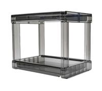 Yechiry Organizer da Scrivania Scaffale per Animali Domestici di Grande capacità Portaoggetti per Articoli di Cancelleria Cosmetici Bustina di tè Organizzatore per Capsule di caffè con (trasparente)