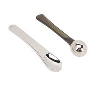 Yechiry Paletta Applicatore per Crema per gli Occhi in Lega di Zinco con Massaggiatore a Sfera Cura Igienica e Pratica degli Occhi per il Trattamento Antirughe