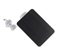 Yechiry Pannello Solare Impermeabile da 4 W con Staffa Regolabile per Telecamere di Sicurezza Ring Blink per Uso Esterno Monocristallino 20x14 Cm (WHITE)