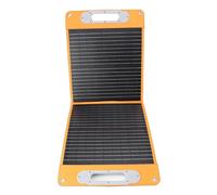 Yechiry Pannello Solare Portatile da 60 W, Caricatore Solare Monocristallino Ad Alta Efficienza, Power Bank Pieghevole con 2 USB, 1 Tipo C e 1 Uscita CC, Ideale per Campeggio, Emergenza, Laptop e