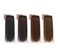 Yechiry Parrucchino con Clip per Donne e Ragazze, Soffice Parrucca Sintetica per Aumentare il Volume per Occasioni Speciali Indossare Ogni Giorno, Parrucchino Morbido e Resistente (Nero naturale 10