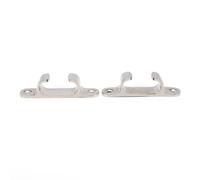 Yechiry Passacavo Dritto, Cuneo di Prua Dritto in Acciaio Inossidabile da 2 Pezzi da 4 Pollici, Accessori per Ormeggio per Bitte per Barche, Marine, Pontoni e Yacht