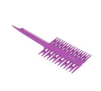 Yechiry Pettine per Evidenziare i Capelli Strumento Professionale per lo Styling della Tintura dei Capelli su Entrambi i Lati per il Salone e L'uso Domestico Blu Nero Viola Bianco 8,46x2,95 Pollici