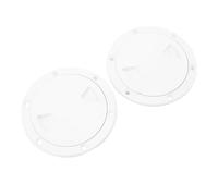 Yechiry Piastra di Coperta per Portello per Barche, Portello di Ispezione Rotondo Antiscivolo da 4 Pollici 6 Pollici 8, di Copertura Rimovibile, Ideale per Barche, Yacht, e Installazioni Marine
