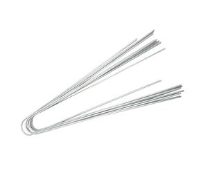 Yechiry Picchetti per Tende da Giardino Robusti da Terra in Acciaio per Paesaggi in Acciaio Perni Picchetto per Recinzione in, 50 Pezzi Picchetto per Tenda in Argento per Rete Parasole Ed