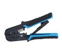 Yechiry Pinza a Crimpare Crimpatura Precisa e un Taglio Facile, Design Ergonomico e Durevole, Ideale per i Professionisti, Blu, 1 unità