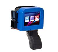 Yechiry Pistola per Stampante a Getto D'inchiostro Portatile, Schermo Touch LED HD, Pistola per Stampante Portatile Multifunzionale con Maniglia per Uso Professionale e Individuale