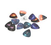Yechiry Plettri per Chitarra da 12 Pezzi, Plettri per Chitarra in Celluloide, Musicali Dal Design Unico e Accattivante, Ideali per Elettrica, Basso e Ukulele (Cielo stellato)
