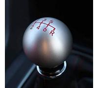 Yechiry Pomello del in Alluminio per Auto, Leva del a Sfera Facile da Installare per SUV Manuali, 50 Mm, 1 Pezzo (5a marcia #01)
