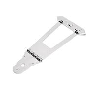 Yechiry Ponte per Cordiera Trapezio per Chitarra a 6 Corde, Sostituzione del Ponte per Chitarra Jazz Archtop a Testa Tonda Placcata in Lega Ni, per Chitarre Jazz Elettriche a 6 Corde