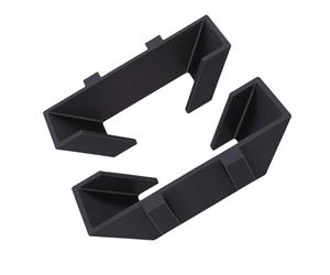 Yechiry Portaoggetti per Racchette da Tennis Supporto Compatto e Versatile per Evitare Danni al Terreno Gancio da 2 Pezzi per Gli Amanti del Tennis Plastica (Black)