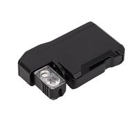 Yechiry Potente Lampeggiatura RGB, 400 Mini Keychain Light con più modalità di Illuminazione, Testa di Lampada Rotante a 180 Gradi e Morsetto, a Prova di Acqua per le Emergenze (BLACK)