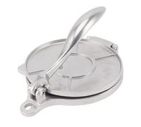 Yechiry Pressa per Tortilla, Macchina per Tortilla Manuale in Lega di Alluminio per Preparare Tortini di Pizza, con Design Multifunzionale per Torte e Pasticcini Cinesi (Argento 16 cm)