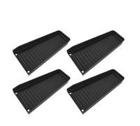 Yechiry Prolunghe Durevoli Fissabili per Pluviali Splash Block 4 Pezzi per Un Efficace Drenaggio dell'Acqua Piovana Lontano dalle Fondamenta (Black)