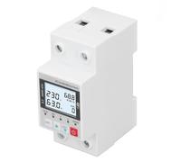 Yechiry Protettore di Alimentazione di Tensione WIFI Telecomando Multifunzionale Protezione da Sottotensione per Apparecchiature da Ufficio 230 V 63 A Design Durevole (#2)