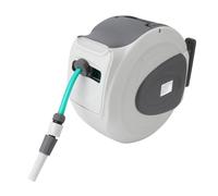 Yechiry Reel da Giardino Retrattile per Innaffiare, 65,6 Piedi 1/2 Pollici a Parete Tubo Flessibile Acqua Bobina con Qualsiasi Lunghezza di Blocco, Riavvolgimento Automatico, 180 °
