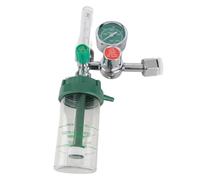 Yechiry Regolatore del Flusso D'aria da 0-100 Mpa, Misuratore Riduttore di Pressione del Gas Ossigeno Professionale con Scala Trasparente, Filtro a Doppia Protezione Ispessimento per un