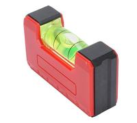 Yechiry Righello Magnetico, Livellatrice a Bolla in Plastica, Livellatrice a Bolla Grande con Scala da 6 Cm, Precisione 0,5 Mm, Cappuccio Terminale Antiscivolo e Fondo Magnetico per Strumento di