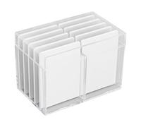 Yechiry Scatola per Estensioni per Ciglia a 10 Strati con Design Unico e Caratteristiche Resistenti All'acqua per Appassionati di Ciglia e Designer di Bellezza 4,1x5,8x3,6 Pollici (Trasparente)