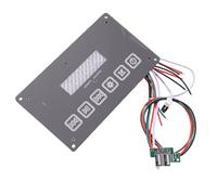 Yechiry Scheda di Decodifica Bluetooth con 6 Tasti Touch, Scheda di Memoria di Spegnimento, Luminosa a LED con Riproduzione Stereo e Radio FM USB, Supporta MP3 FLAC APE WMA WAV