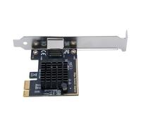 Yechiry Scheda di Rete PCIe 5G, Adattatore Gigabit Ethernet con Chipset RTL8126 per PC Desktop, Staffa a Basso Profilo Velocità Adattiva 2,5G 5 Gbps, Compatibile con i Sistemi