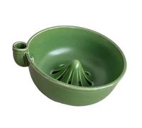 Yechiry Scodella in Ceramica per il Risciacquo dei Frutti di Bosco, Durevole Ed Elegante, per Uso in Cucina, 1 unità (verde opaco)
