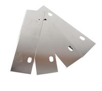 Yechiry Set di 4 Lame per Raschietti per Piastre Resistenti in Acciaio Inossidabile per Strumenti di Pulizia Efficienti della Griglia del Barbecue