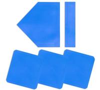 Yechiry Set di Basi da Baseball in Gomma con Piatto di Casa e Gomma per Lanciatore per Allenamenti e Sport di Squadra, 4 Pezzi (Blue)