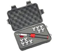 Yechiry Set di Chiavi di Torsione a Spese, Parti dello Strumento di Riparazione Motociclistico, più Specifiche Chiavi di Regolazione dei Raggi con Teste di Spline 5,1-6,9 Mm per