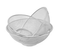 Yechiry Set di Colini in Rete di Acciaio Inossidabile 3 Pezzi 8,7 Pollici 9,4 Pollici 10,2 di Diametro Cestelli Colino Durevoli Ad Alte Prestazioni per Scolare e Risciacquare Pasta, Verdure, Frutta