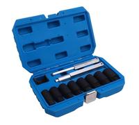 Yechiry Set di Estrattore, Strumento di Presa di Rimozione del Dado a Traino, Kit di Rimozione della Ruota della Ruota a Impatto 1/2 Pollici, Ideale per la di Bulloni Danneggiati, Congelati,