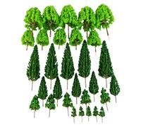 Yechiry Set di Modelli di Mini Alberi da 30 Pezzi, Alberi Modello per Architettura, Pino di Pioppo e Paesaggistici in Miniatura con 6 Dimensioni per Il Diorama della Casa delle (30PCS)