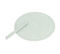 Yechiry Set di Rulli per Impastare con Tappetino in Silicone Antiaderente e Scala di Misurazione per gli Amanti della Pasticceria e gli Chef Casalinghi (GREEN)