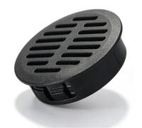 Yechiry Set di Ventilazione per Intradosso Rotondo da 15 Pezzi, Coperture | Rete in Plastica, Antipolvere, compatibilità con Armadietti, Uso Cucina e Bagno, Griglia di Ventilazione, Inserimento a