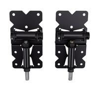 Yechiry Set Serratura e Cerniere per Cancello, Autobloccanti 3,5 X 7,9 | Lega di Alluminio, Uso in Giardino, Recinzione in Legno e Metallo, Ferramenta per L'installazione, Ferramenta per