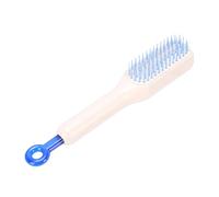 Yechiry Spazzola per Capelli Retrattile, Spazzola per Capelli Autopulente, Dal Design Espandibile con Anello di Trazione Ergonomico, Portatile per Tutti i di, Bianco
