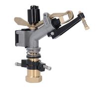 Yechiry Sprinkler a Impatto in Ottone, Dn25 1 Pollice di Irrigatore per Acqua Pesante, Spruzzatore di Nebulizzazione a Rotazione Automatica con Braccio Oscillante Regolabile, Spruzzatore di