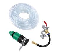 Yechiry Spruzzatore D'acqua per Macchina da Taglio, Lunghezza 18 Cm | Posizionamento flessibile, raffreddamento e controllo della polvere, materiale in alluminio, adatto per piastrelle, marmo,
