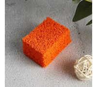 Yechiry Spugna per Trucco FX per Ferite Realistiche Spugna Punteggiata Flessibile e Leggera per Halloween e Natale - Arancione 5,5x3x3 Cm (Foro sottile)