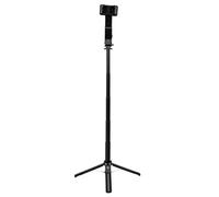 Yechiry Stabilizzatore per Telefono Treppiede per Selfie Stick, Stabilizzatore Portatile Estensibile Ad Asse Singolo da 101 Cm con Telecomando Bluetooth 5.2 Rimovibile per Vlog Live