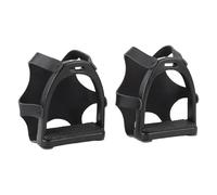 Yechiry Staffe per Equitazione da 2 Pezzi, Staffe di Sicurezza in Resina Rinforzata, in Gomma con Protezione Antiscivolo, Ideali per l'Equitazione Inglese Equestre