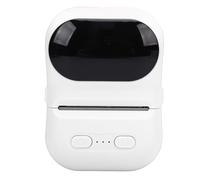 Yechiry Stampante per Etichette Portatile, Stampante Termica Tascabile, per Codici a Barre Wireless con App e Batteria da 1100 MAh, Ideale per l'organizzazione Aziendale e Domestica (WHITE)