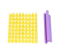 Yechiry Stampo per Goffratura per Biscotti, Lettere, Numeri, Timbri, Strumenti da Forno Fai da Te per Torte, Pasta di Zucchero, Marzapane, con Materiale Plastico, Facile da Usare per i bambini.